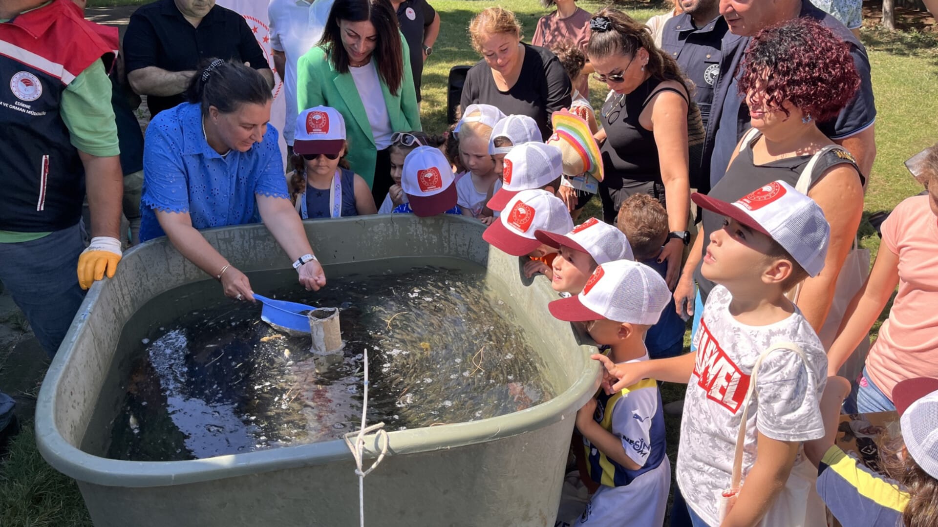 Çanakkale'deki Baraj Ve Göletlere 100 Binlerce Sazan Yavrusu Bırakıldı1