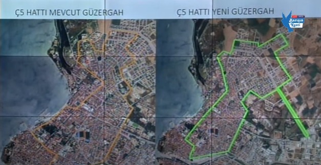 Çanakkale'de Otobüs Güzergahlarında Değişiklik Yapıldı3