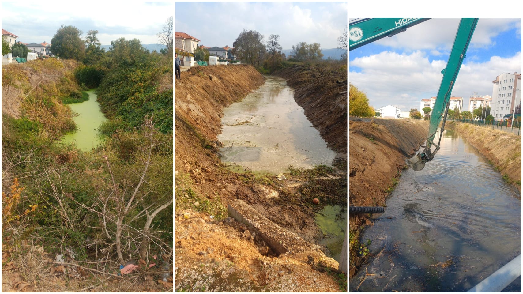 Çanakkale Biga’da O Bölgede Taşkın Riski Azaltıldı  1