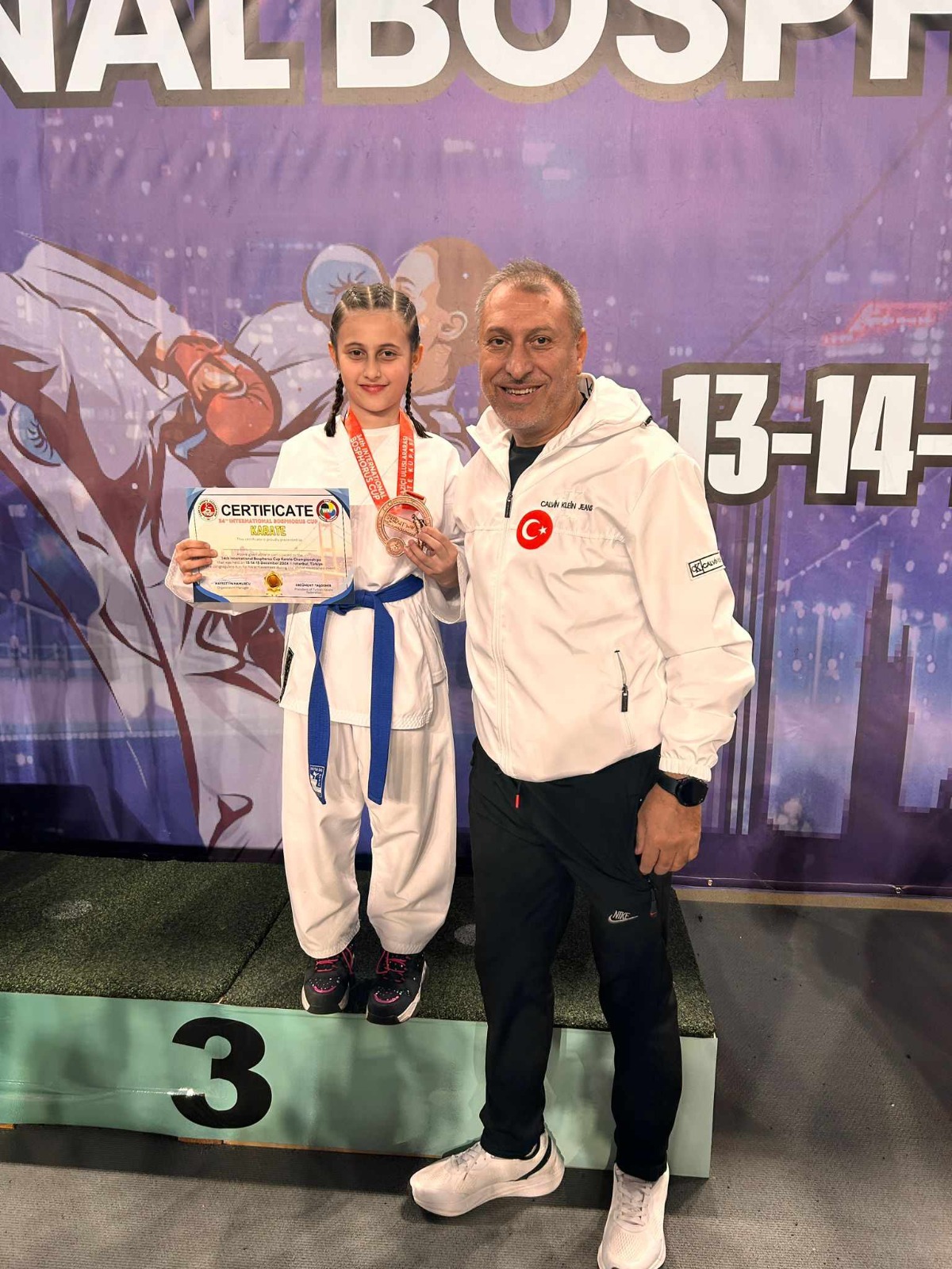 Bigalı Sporcu Erva Balcı, Boğaziçi Karate Şampiyonası’nda 3. Oldu3