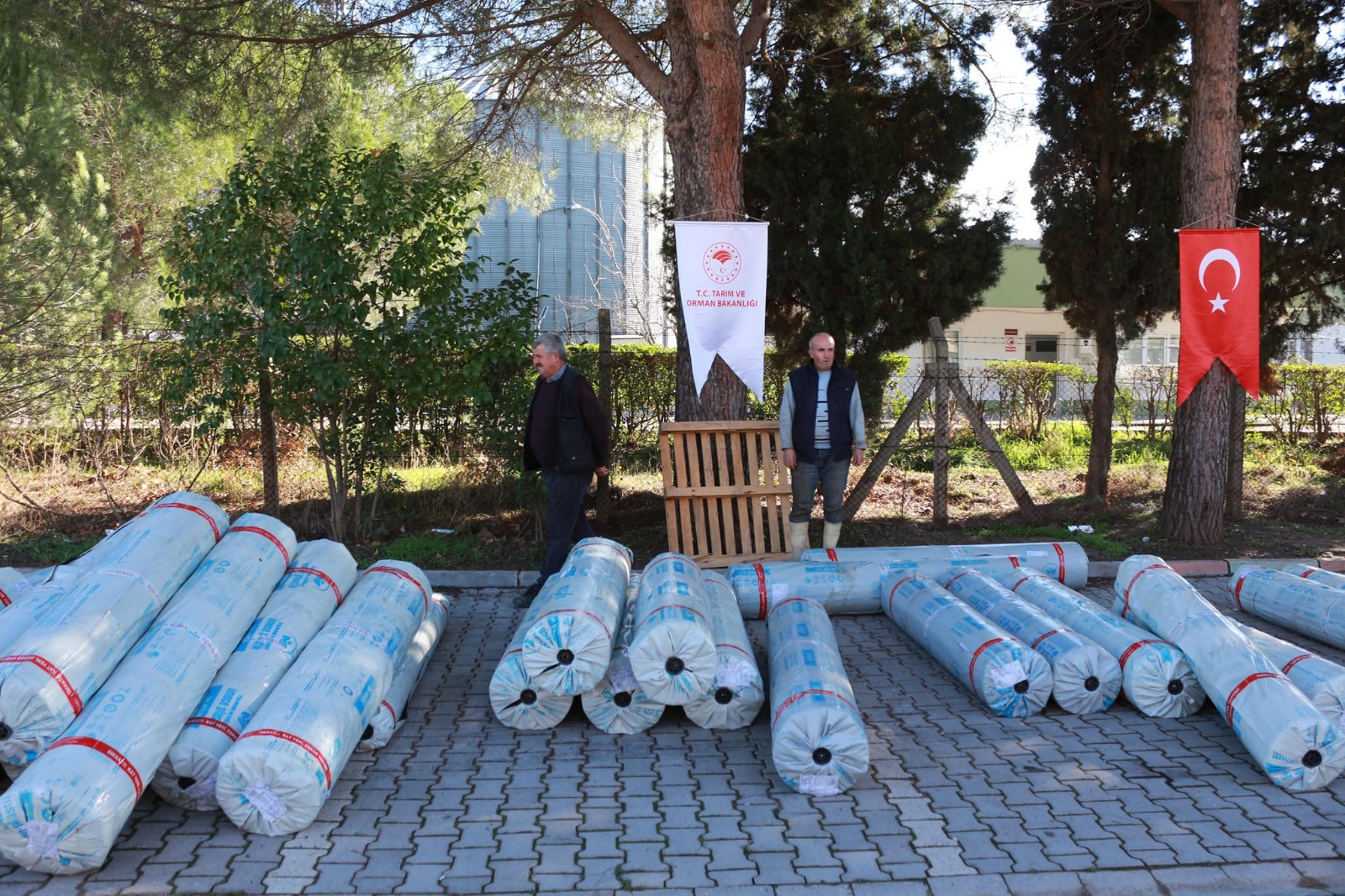 Çanakkale Biga’da Seracılık Destekleniyor Üreticiye 45 Ton Sera Naylonu2