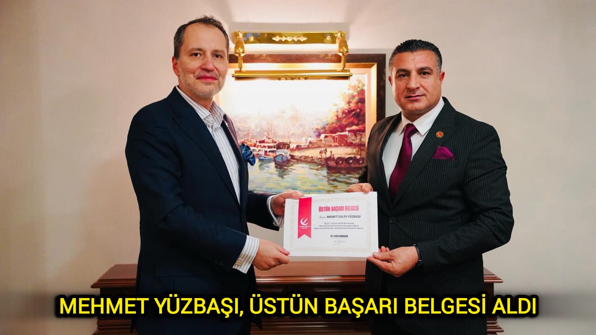 Mehmet Yüzbaşı Üstün Başarı Belgesi Aldı 1