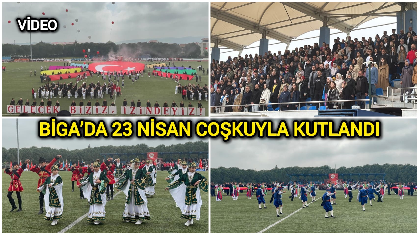 Biga’da 23 Nisan Coşkuyla Kutlandı