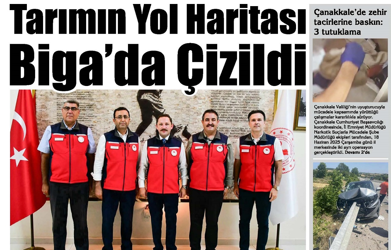Çanakkale Biga'nın Sesi Gazetesi 21 Haziran 2025 Cumartesi