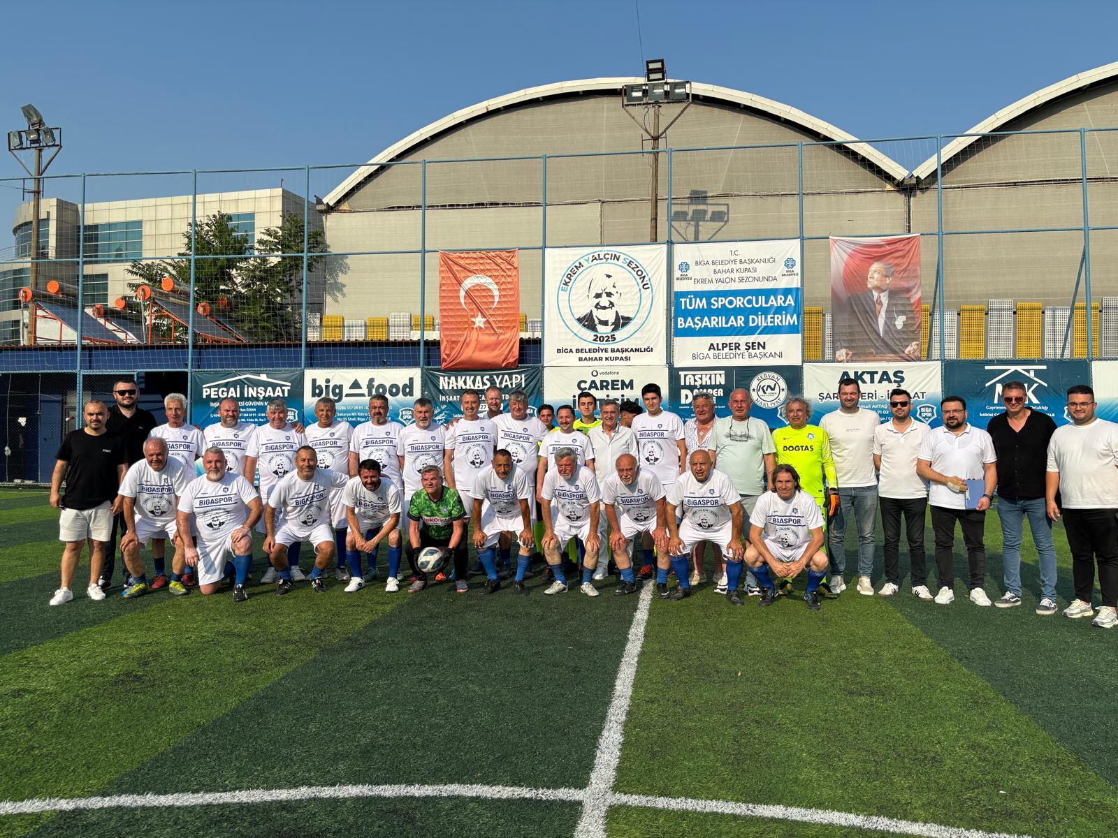 Biga Bahar Kupası 2025 finalinde futbol ve vefa kazandı