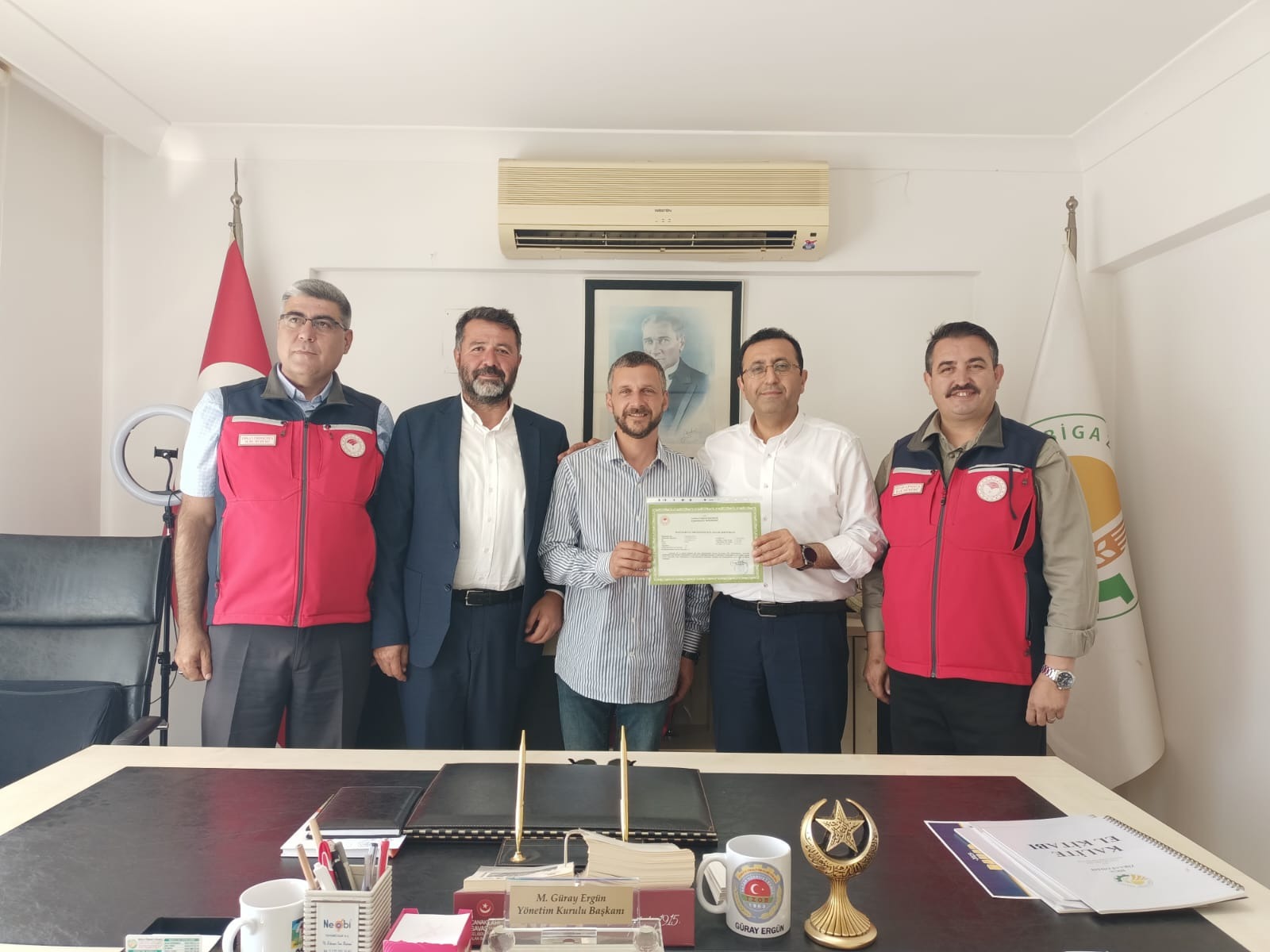 Biga’da Hayvancılığa Sağlık Sertifikası