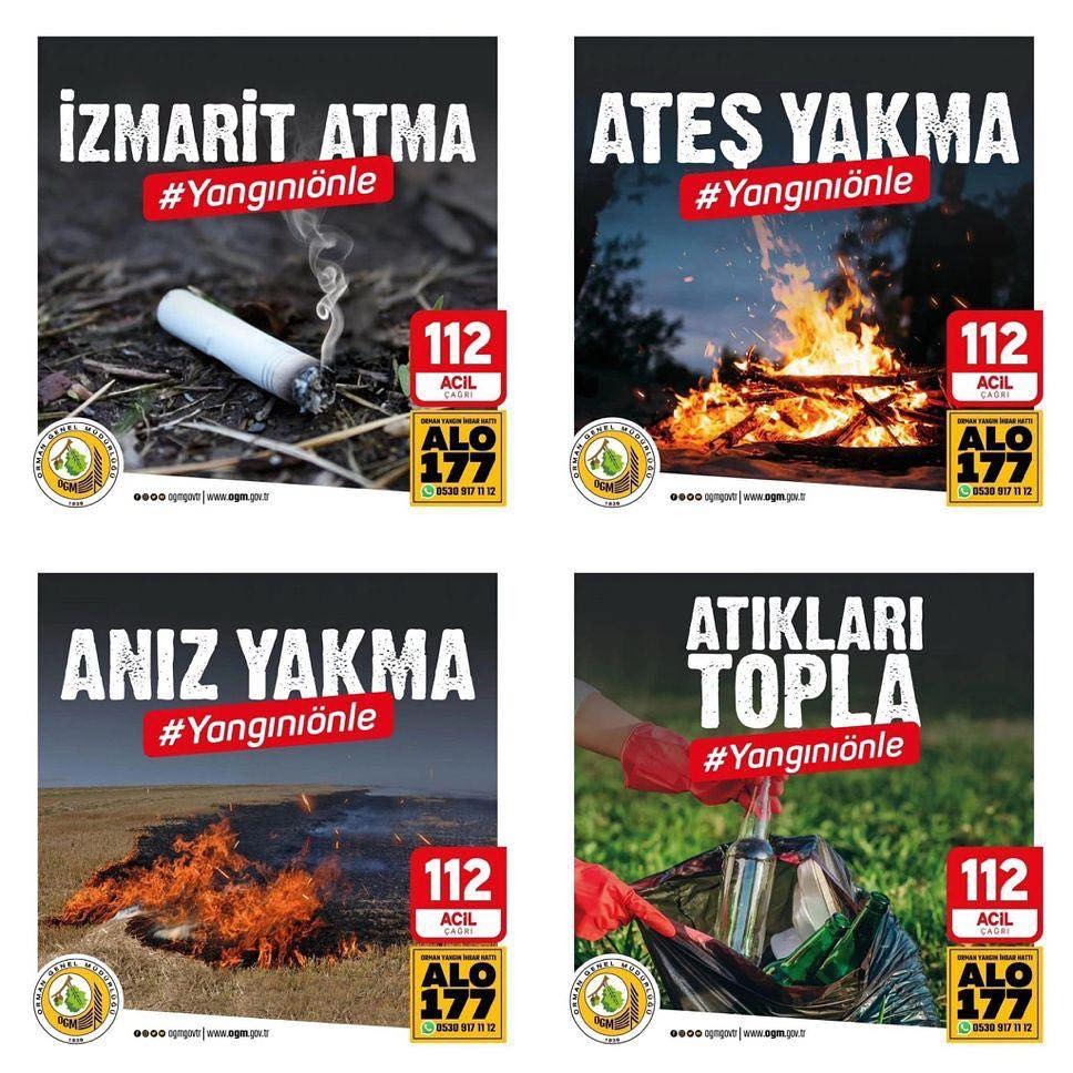 Biga’da Orman Yangınına Karşı Tedbir Çağrısı