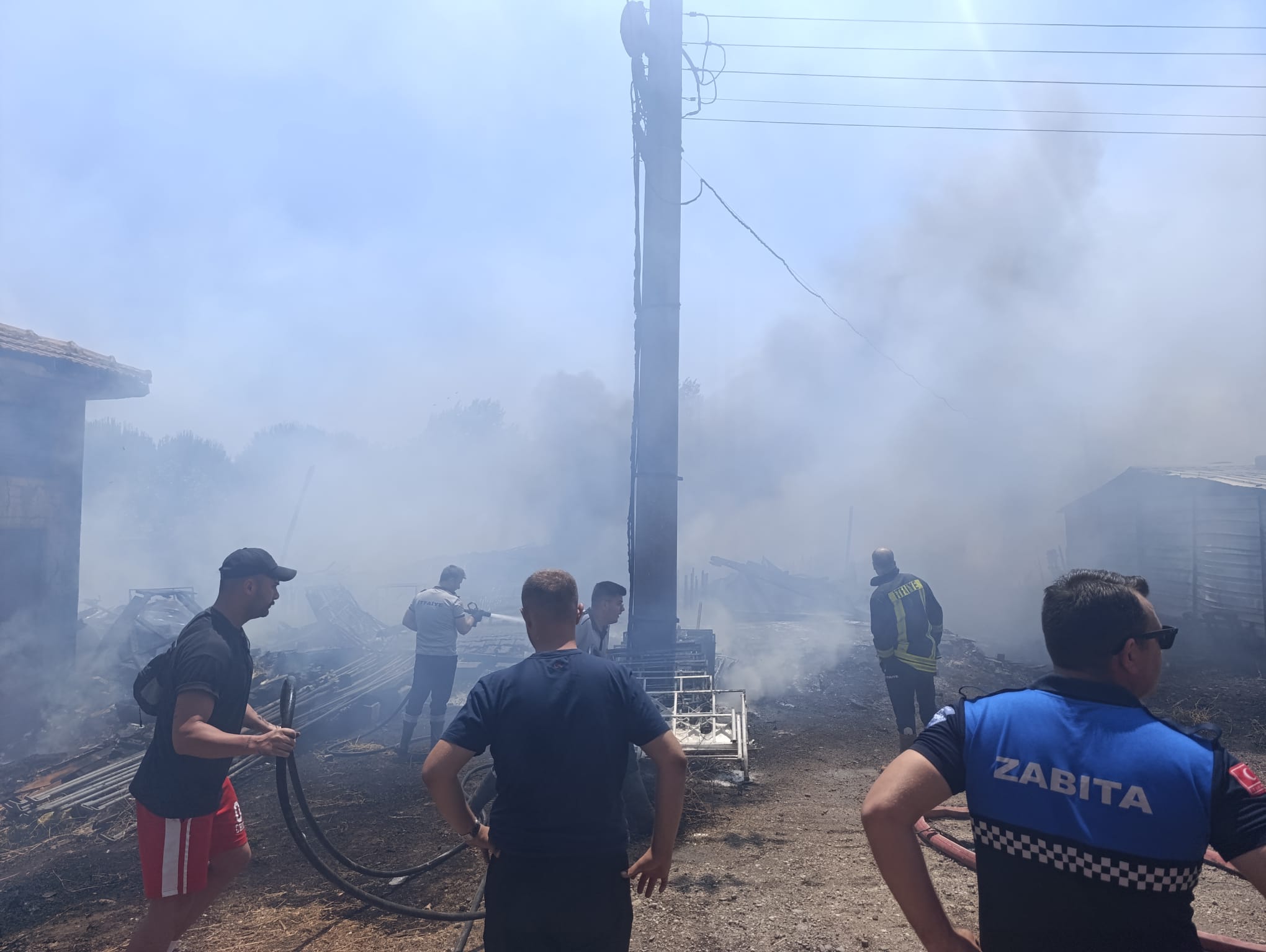 Biga’da Yangın Çıktı!1