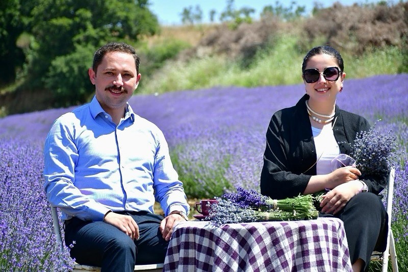 Biga’nın Tek Lavanta Bahçesi Renkleriyle Hayran Bırakıyor3