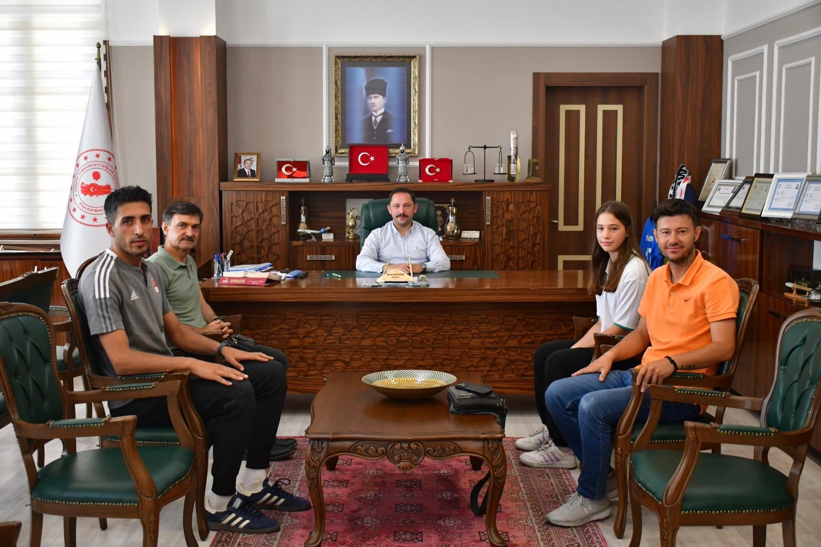 Biga’nın Şampiyon Sporcusu Fatma Ergin’e Protokol Desteği1-1