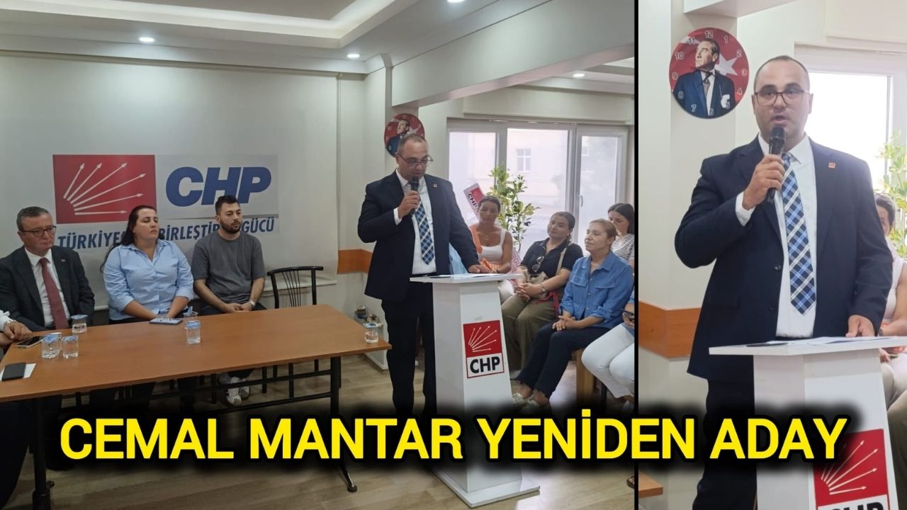 CHP Biga İlçe Başkanı Cemal Mantar, adaylığını açıkladı