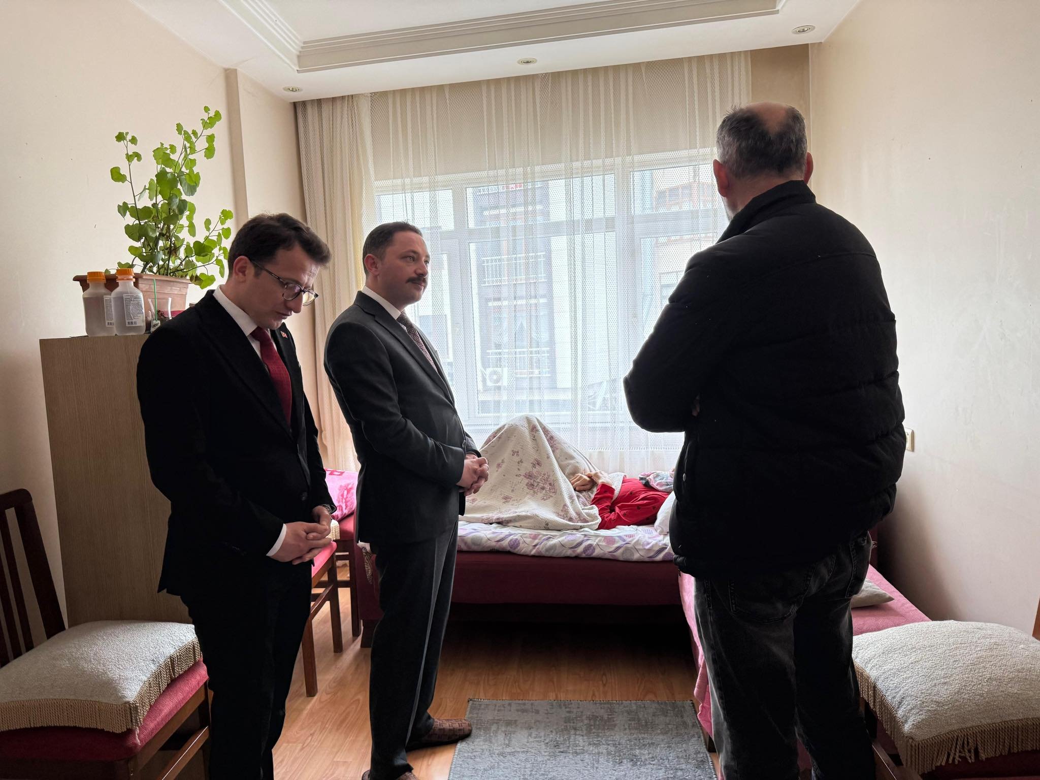 Kaymakam Kayabaşı’ndan Geçmiş Olsun Ziyareti