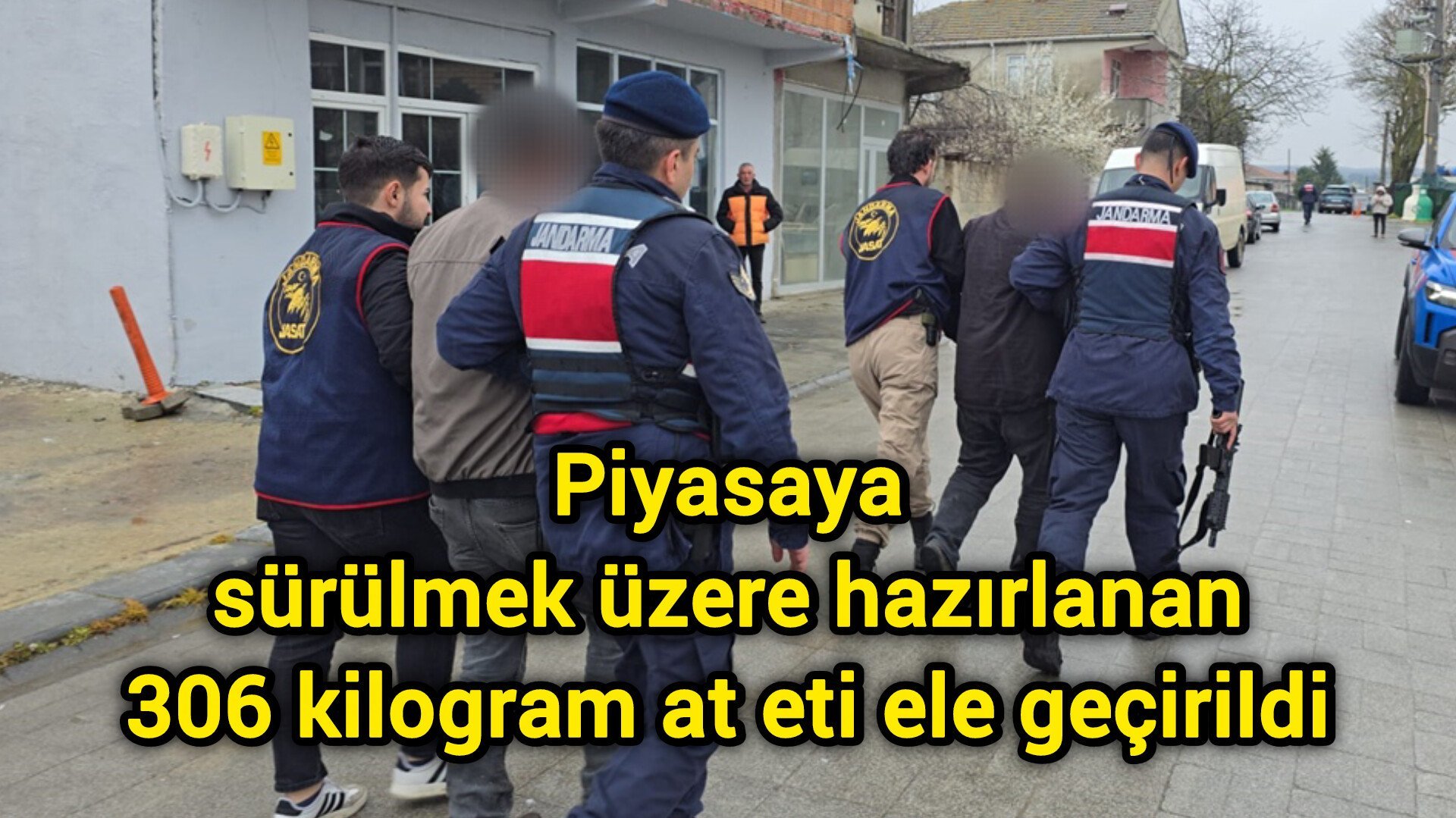 Piyasaya sürülmek üzere hazırlanan 306 kilogram at eti ele geçirildi