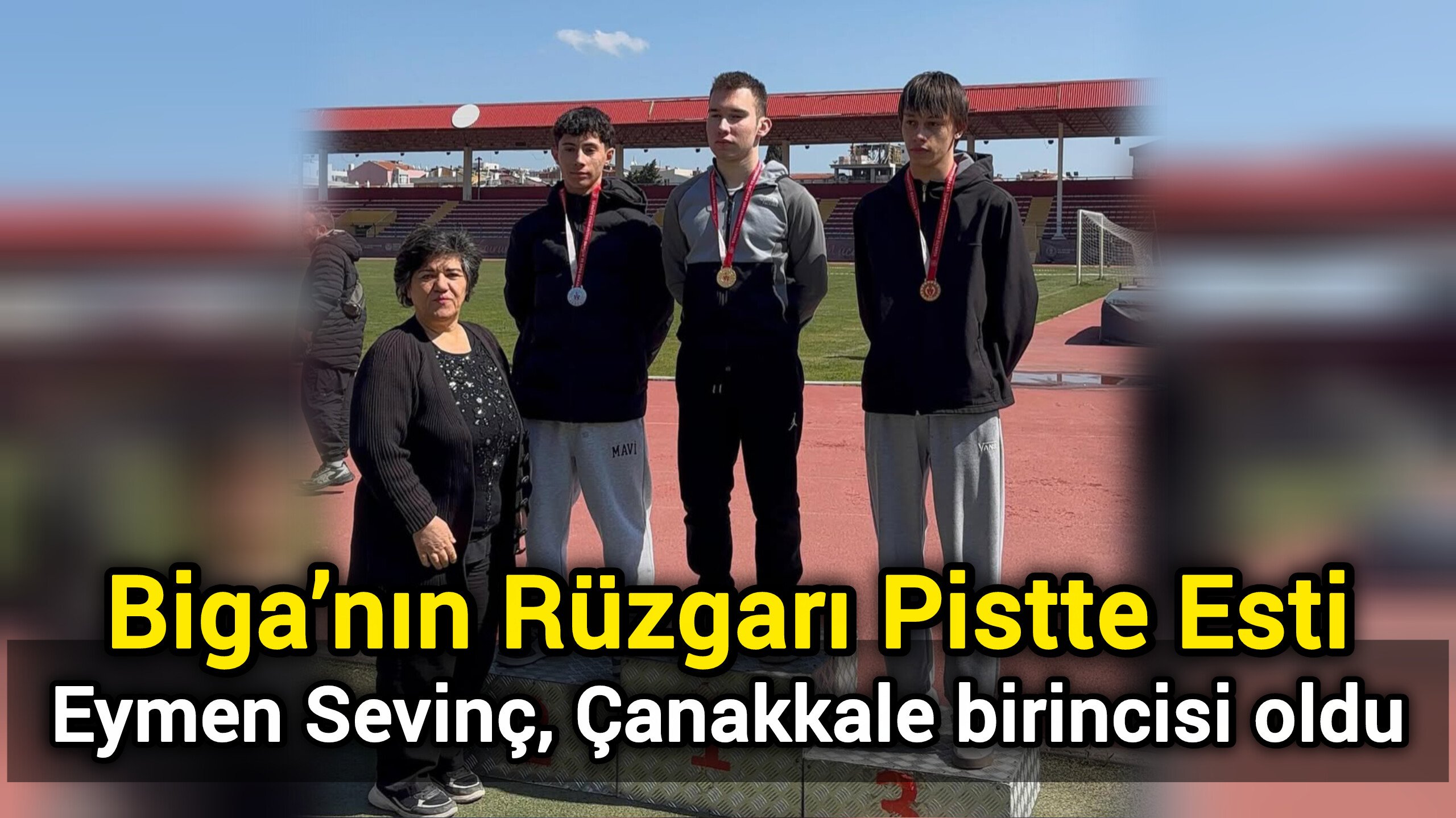 Biga’nın Rüzgarı Pistte Esti: Eymen Sevinç, Çanakkale birincisi oldu