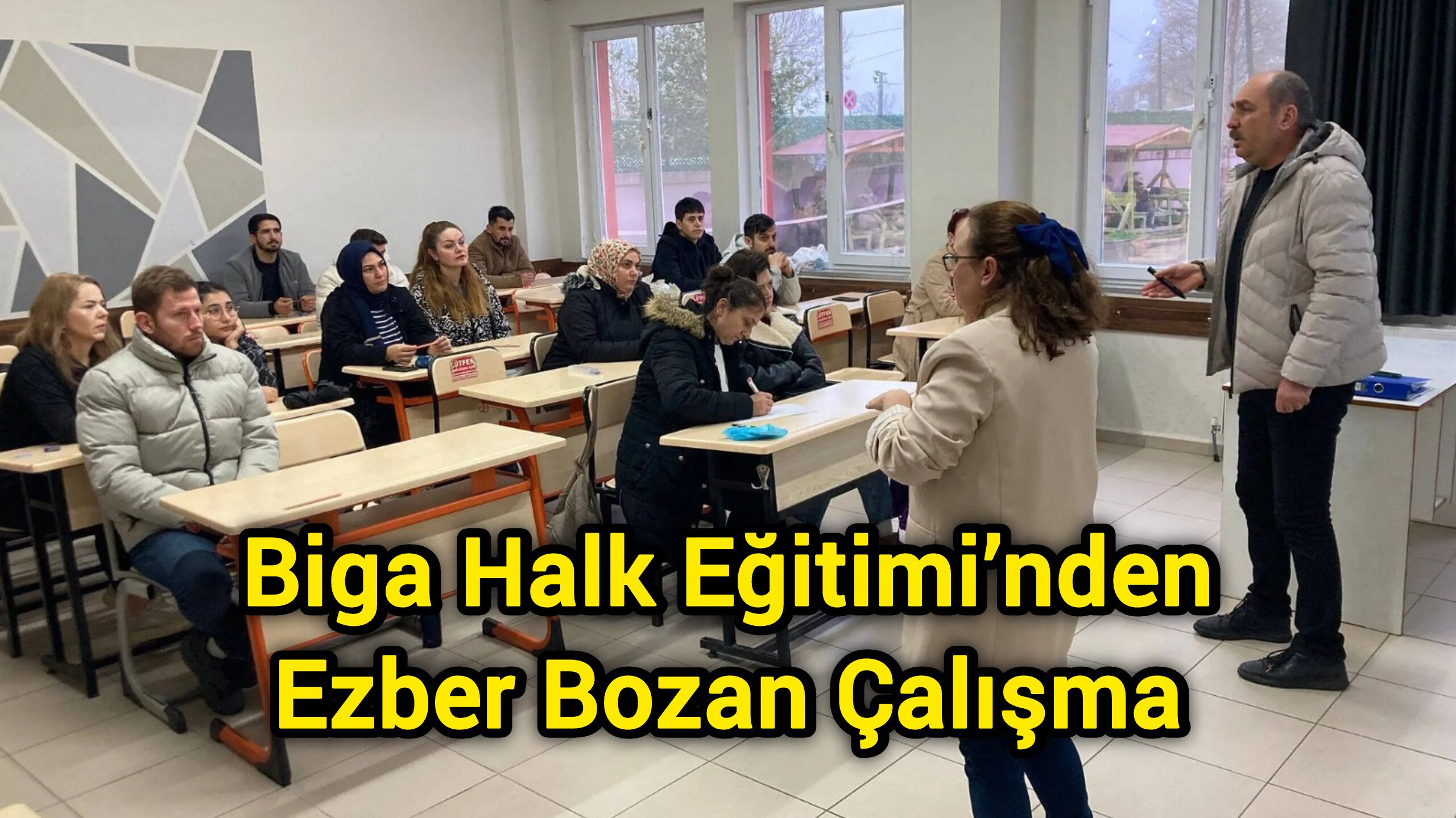 Biga Halk Eğitimi’nden Ezber Bozan Çalışma