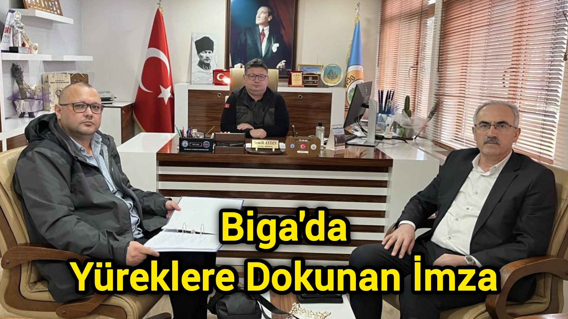 Biga'da Yüreklere Dokunan İmza