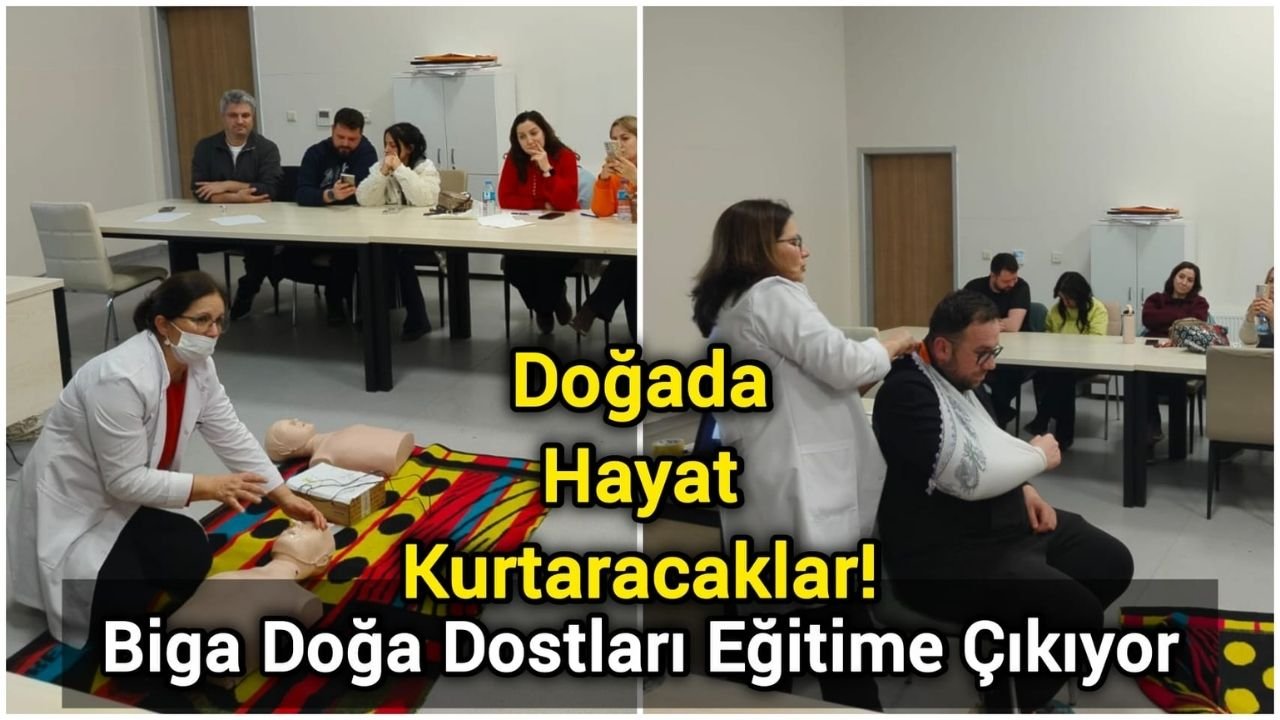 Doğada Hayat Kurtaracaklar! Biga Doğa Dostları Eğitime Çıkıyor