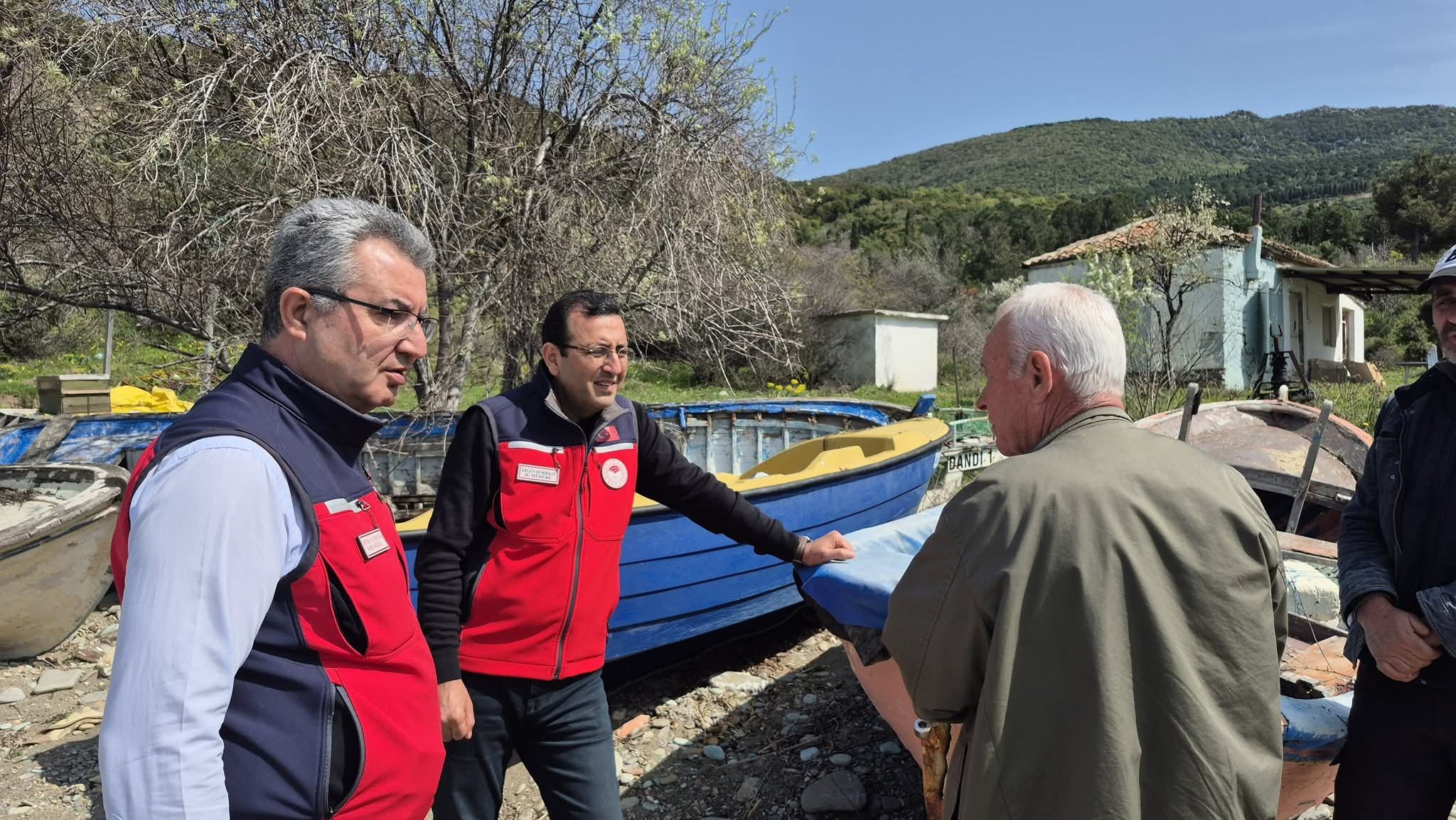 Saros Körfezi'ndeki dalyanlarda inceleme yapıldı