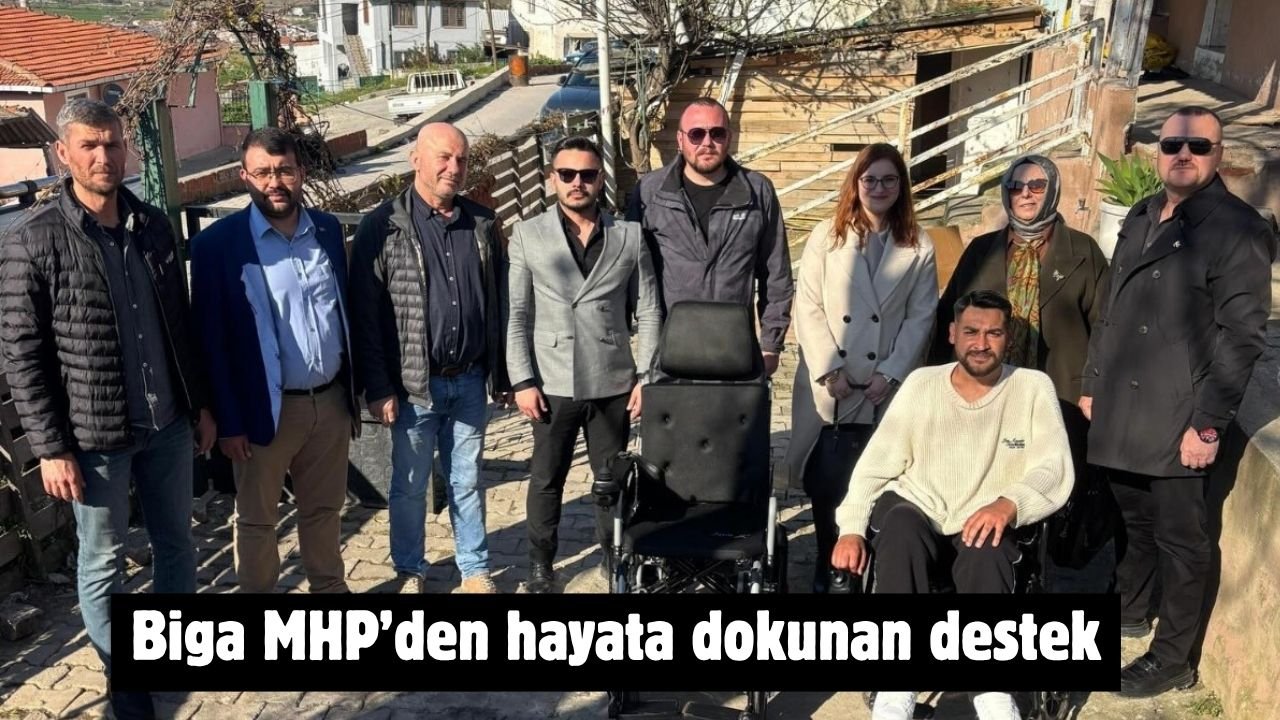 Biga MHP’den hayata dokunan destek