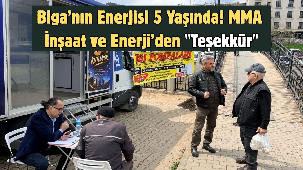 Biga’nın Enerjisi 5 Yaşında! MMA İnşaat ve Enerji’den "Teşekkür"