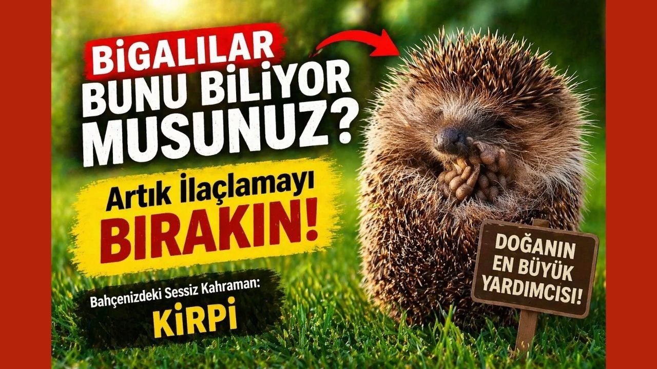 Bigalılar bunu biliyor musunuz? Artık ilaçlamayı bırakın!