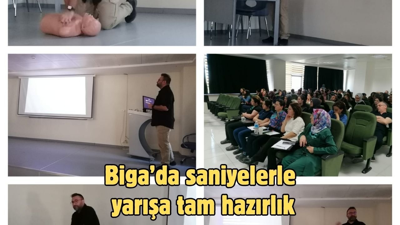 Biga’da saniyelerle yarışa tam hazırlık
