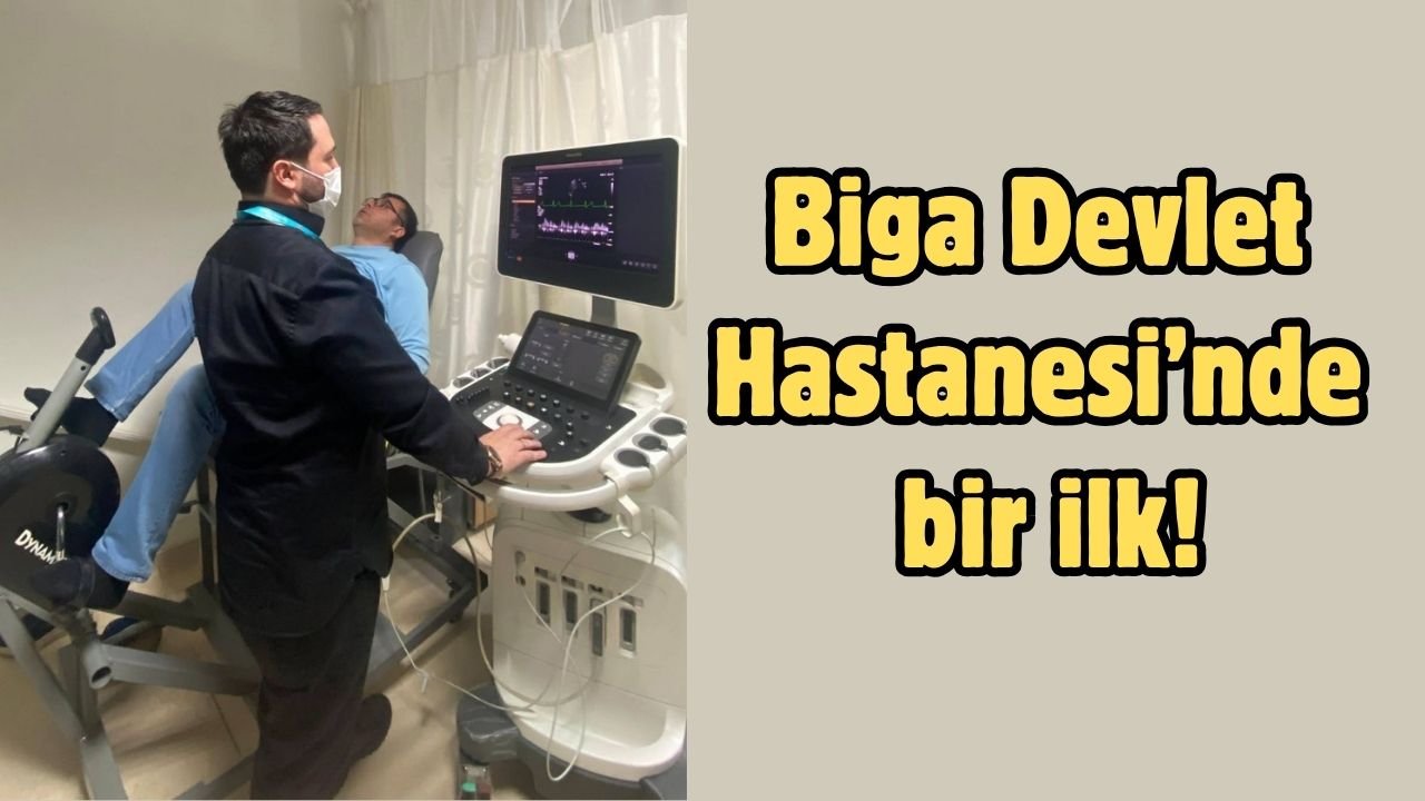 Biga Devlet Hastanesi’nde bir ilk