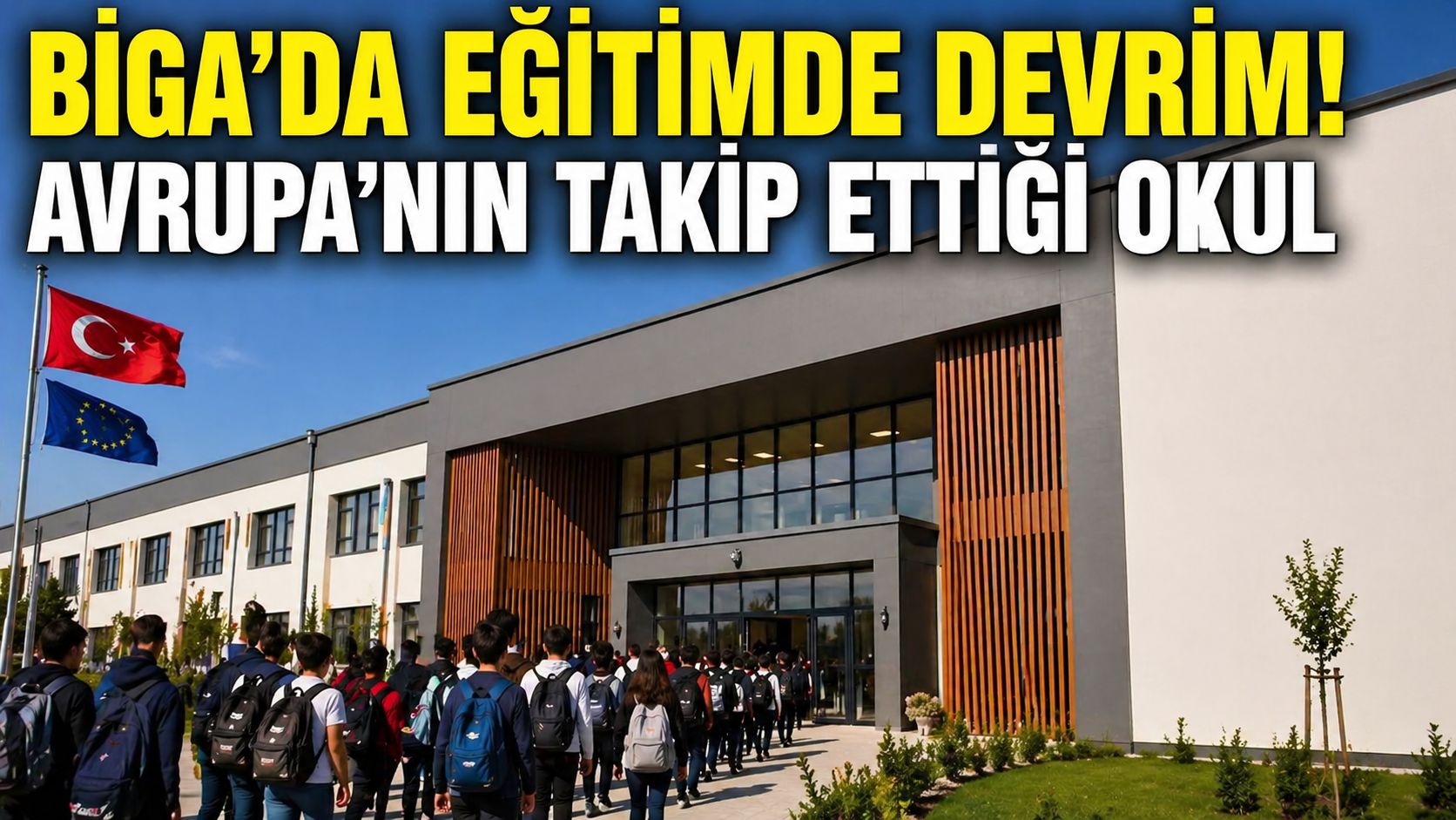 Biga’da eğitimde devrim! Avrupa’nın takip ettiği okul