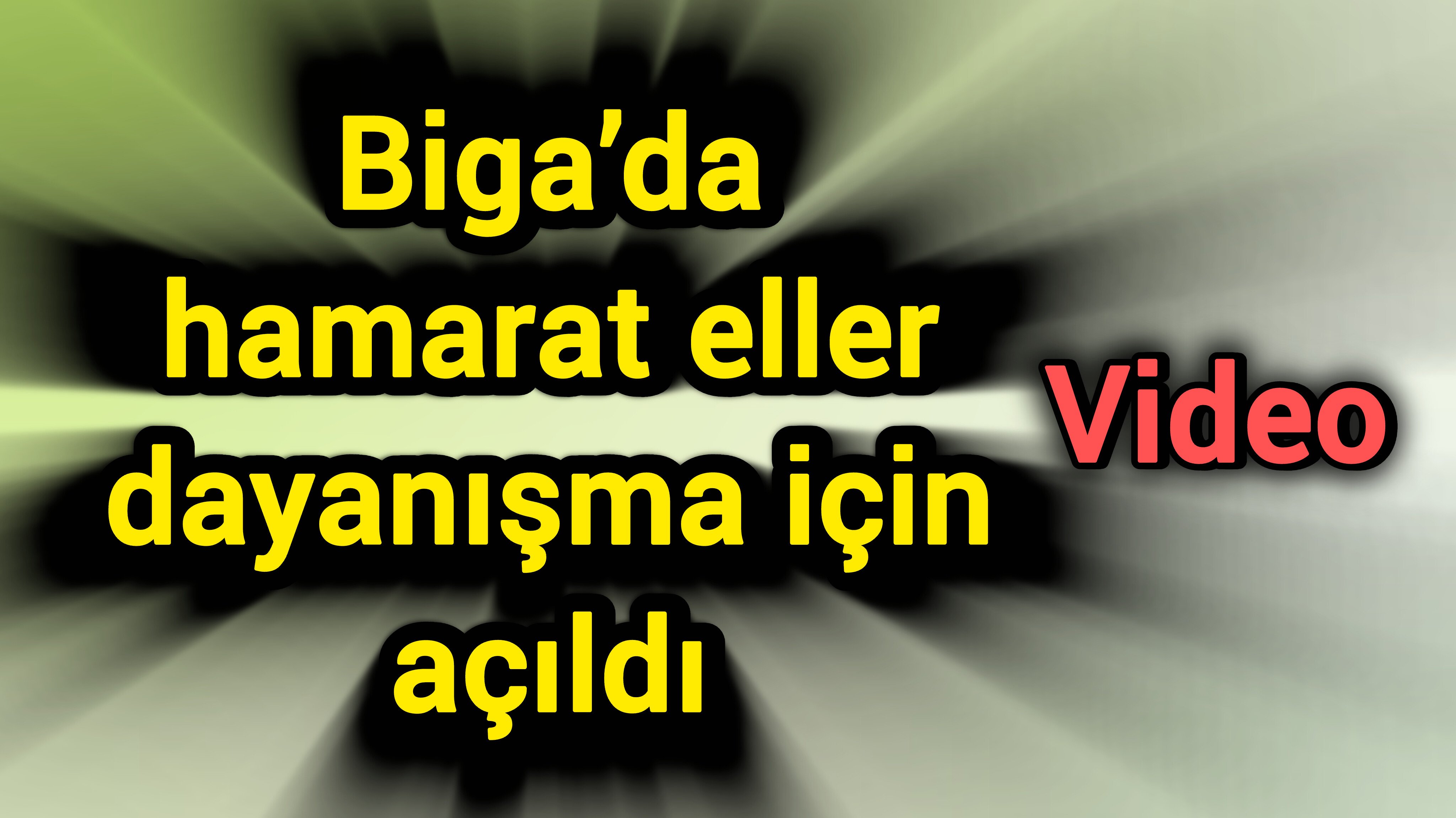 Biga’da hamarat eller dayanışma için açıldı