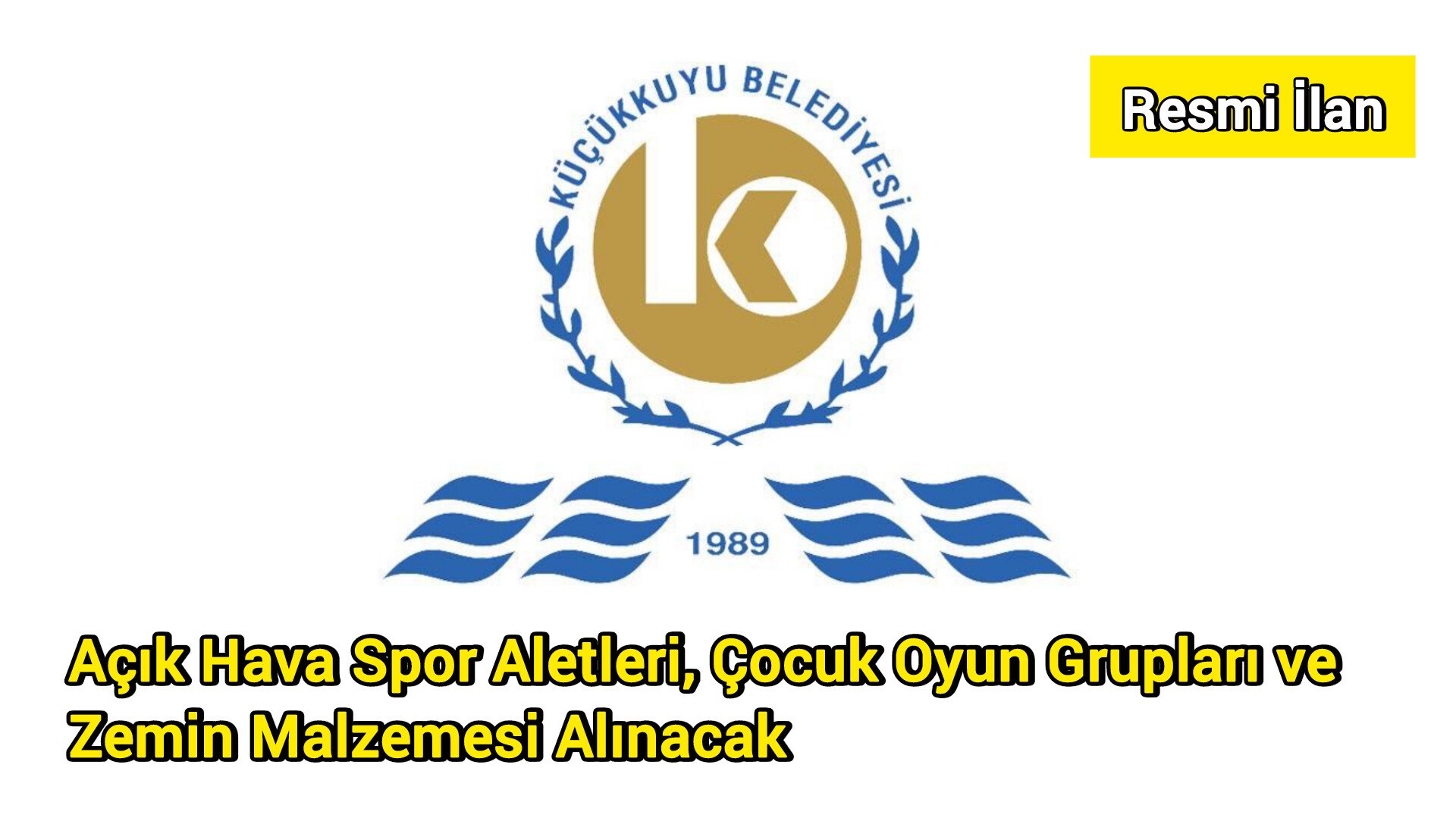 Açık Hava Spor Aletleri, Çocuk Oyun Grupları ve Zemin Malzemesi Alınacak