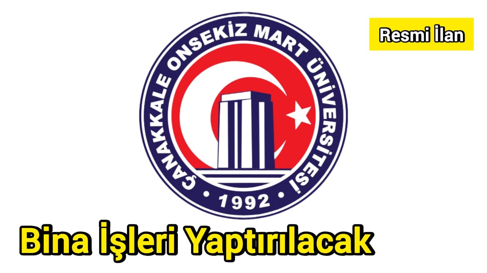Bina İşleri Yaptırılacak