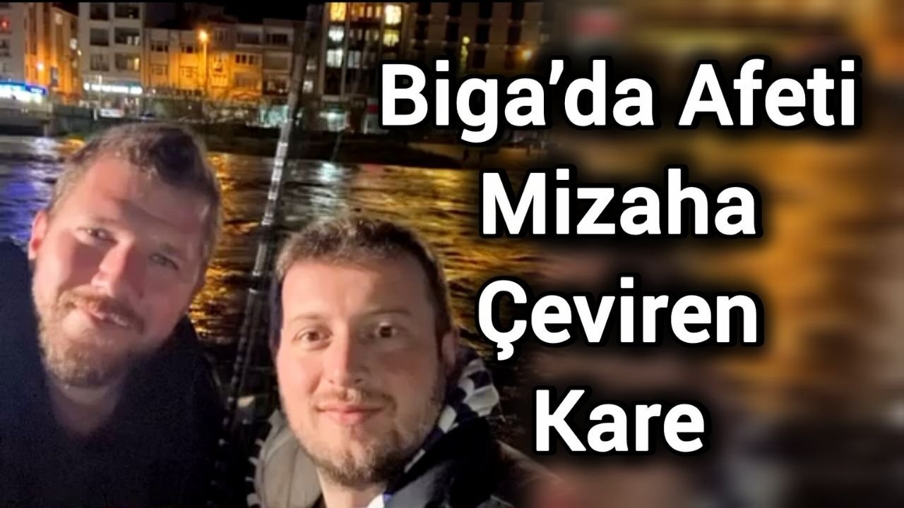 Biga’da afeti mizaha çeviren kare