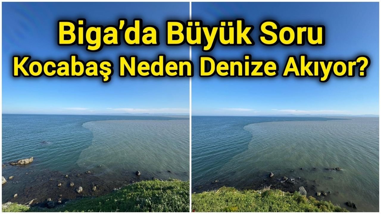 Biga’da su krizi: Taşan çay denize aktı, tepkiler yükseldi