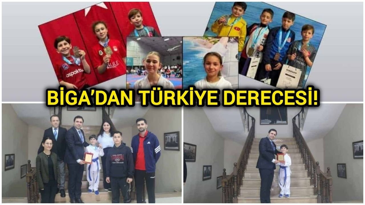 Bigalı minik şampiyon Türkiye üçüncüsü oldu!