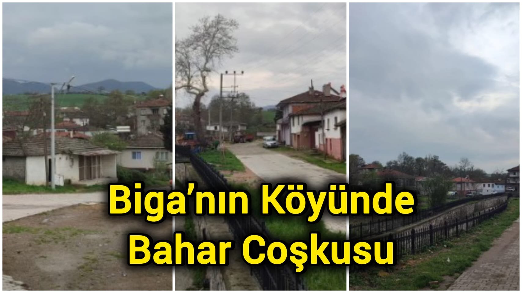 Biga’nın Köyünde Bahar Coşkusu