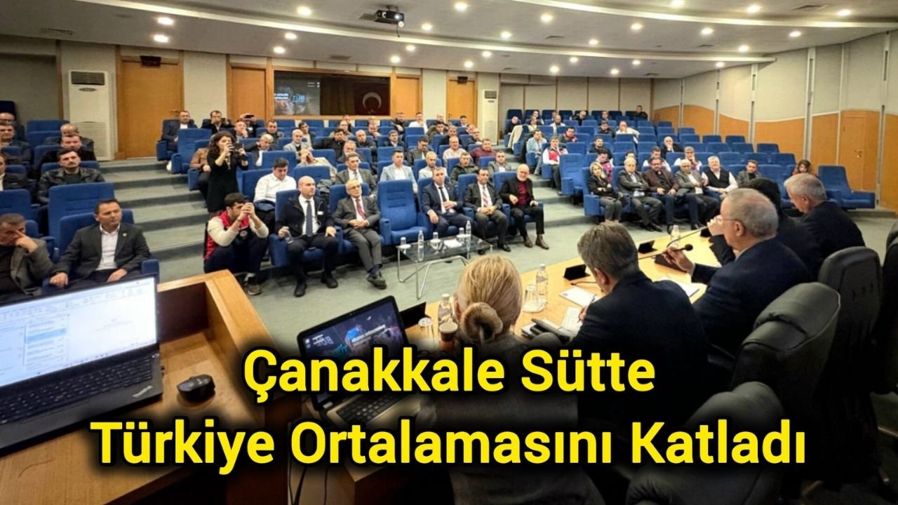 Çanakkale Sütte Türkiye Ortalamasını Katladı
