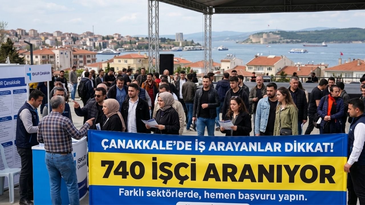 Çanakkale'de iş arayanlar dikkat! 740 işçi aranıyor