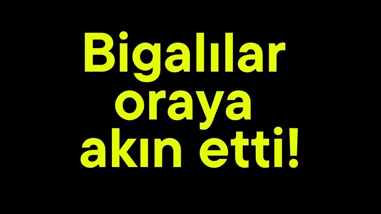 Bigalılar oraya akın etti!