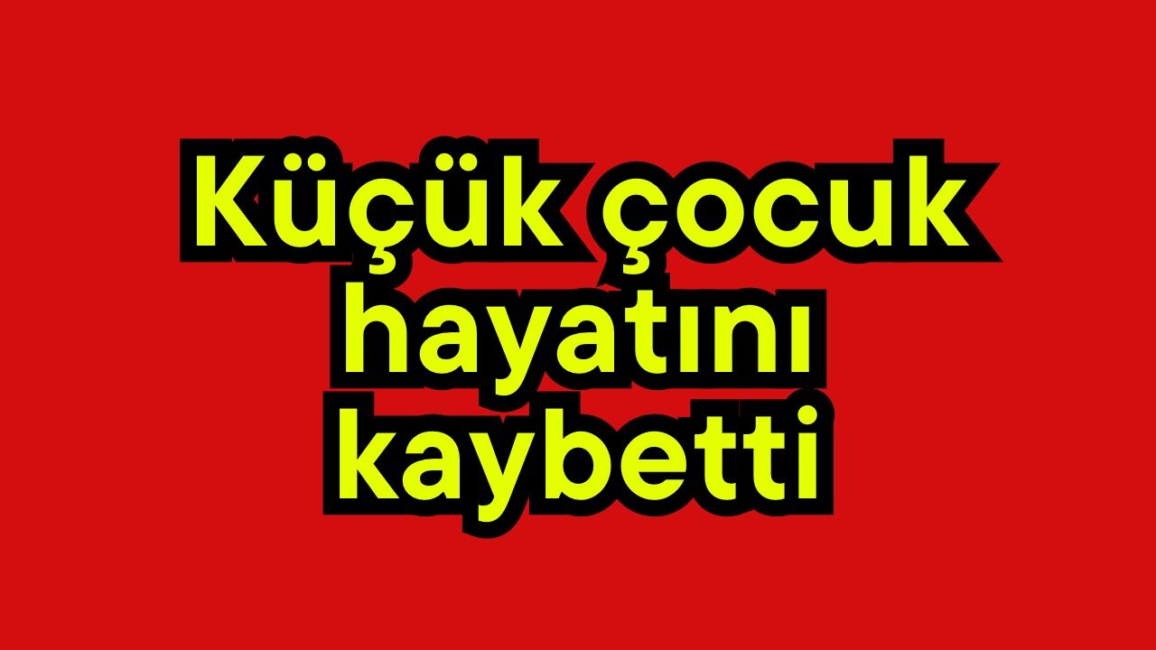Küçük çocuk hayatını kaybetti