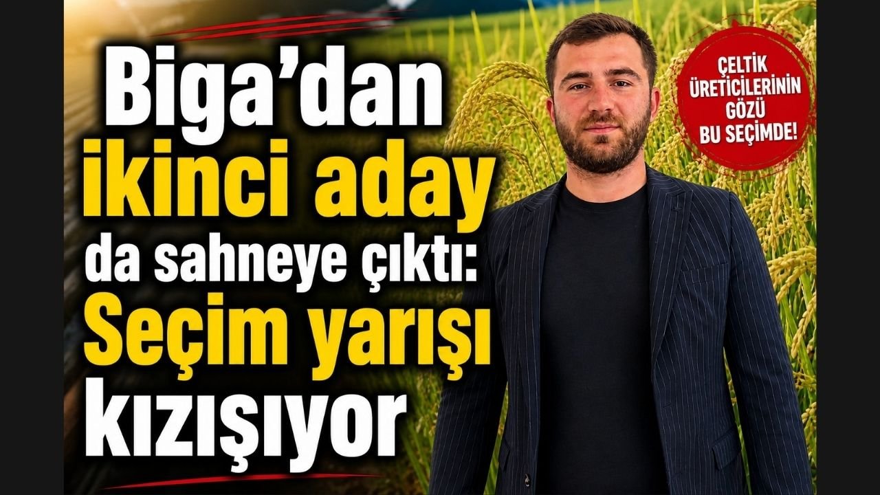 Biga’dan ikinci aday da sahneye çıktı: Seçim yarışı kızışıyor