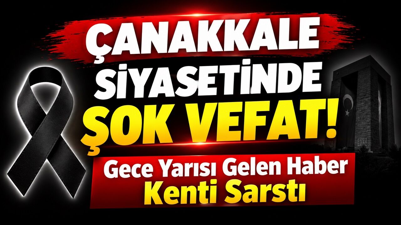 Çanakkale Siyasetinde Şok Vefat! Gece Yarısı Gelen Haber Kenti Sarstı