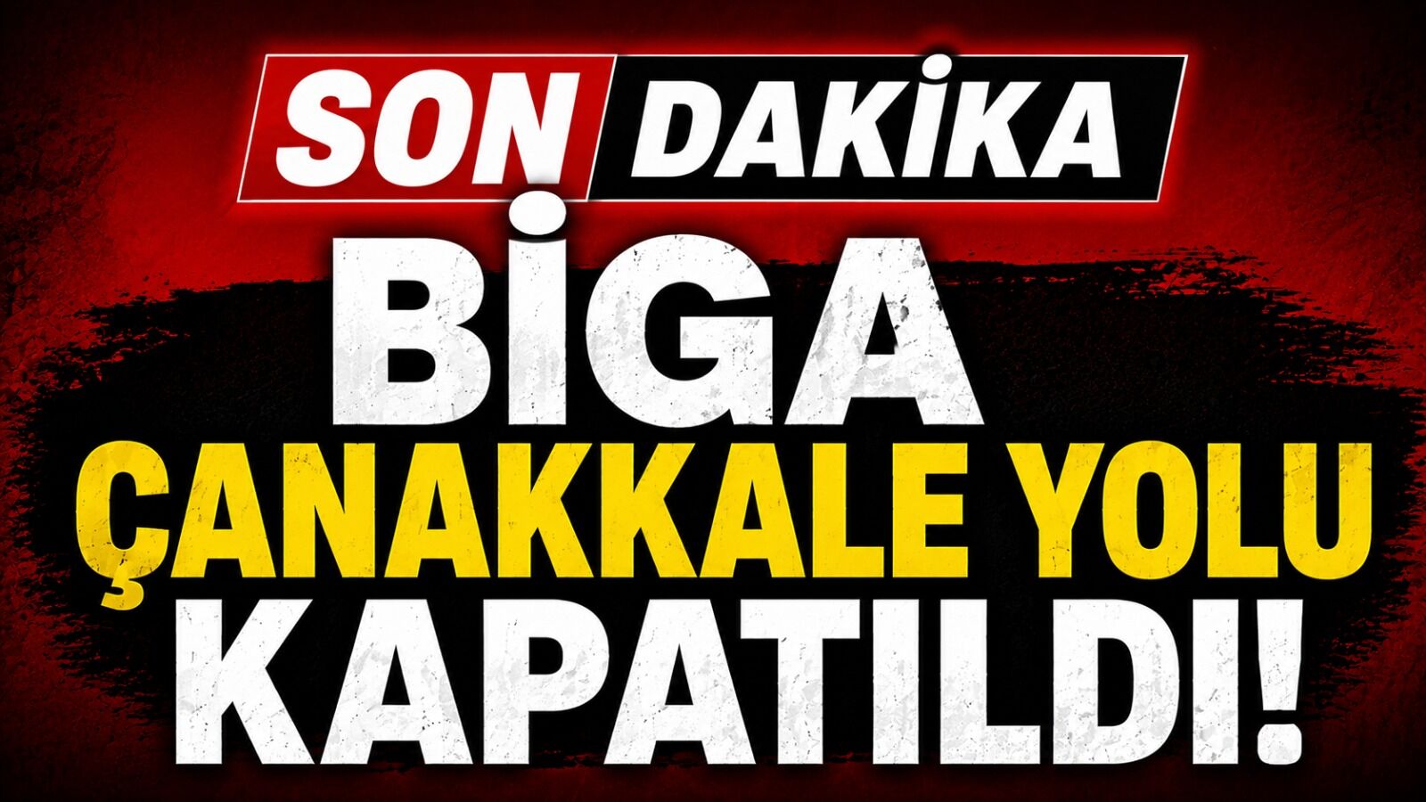 Yangın Biga Çanakkale yolunu kapattı!