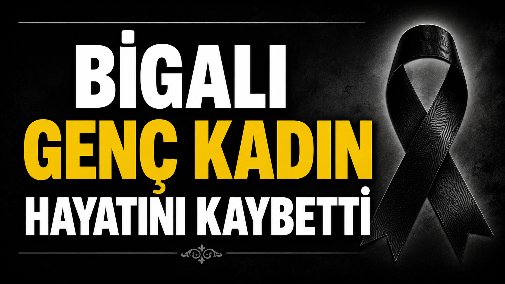 Bigalı genç kadın hayatını kaybetti