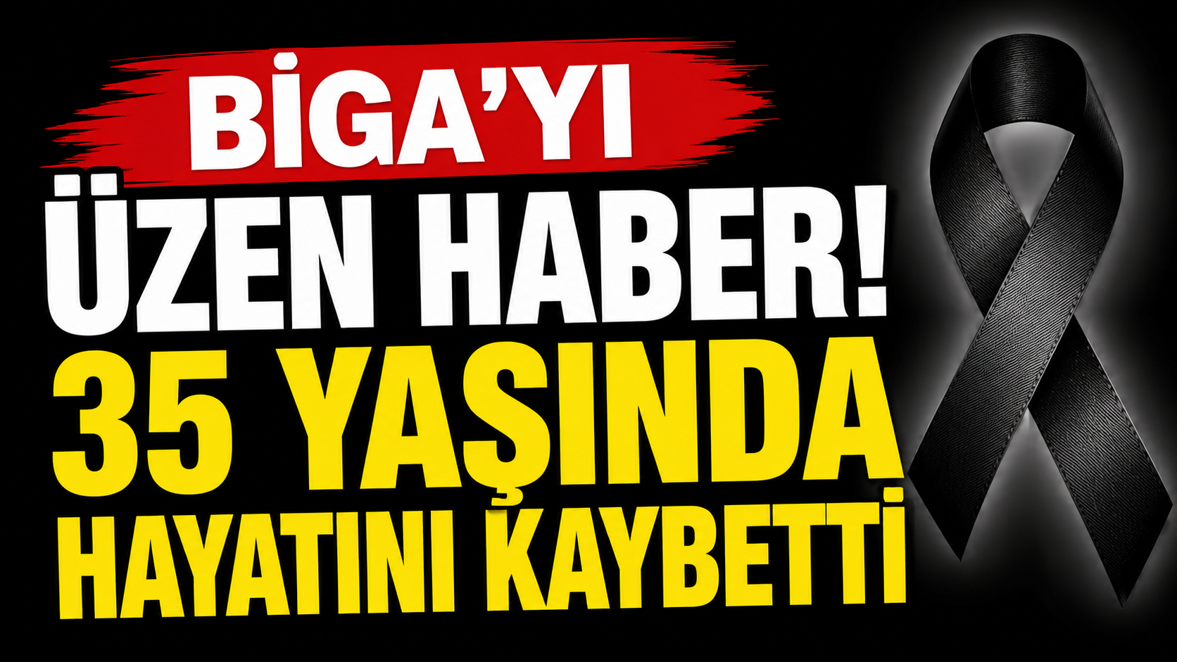 Biga'yı üzen haber! 35 yaşında hayatını kaybetti