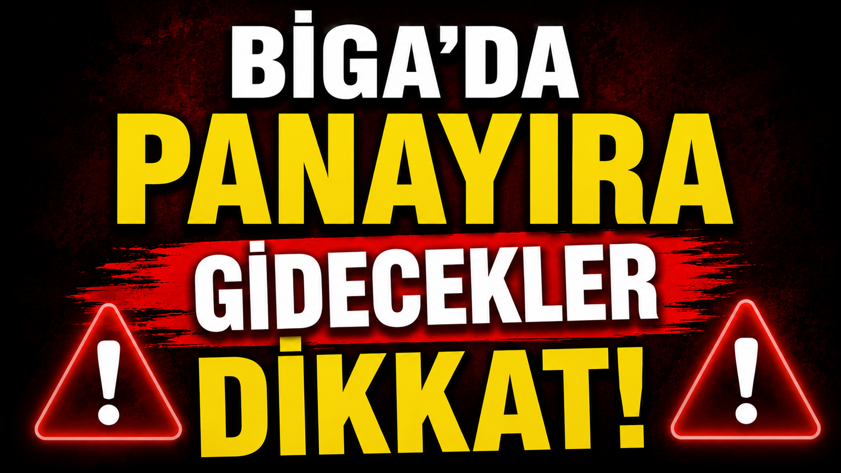 Biga’da Panayıra Gidecekler Dikkat!