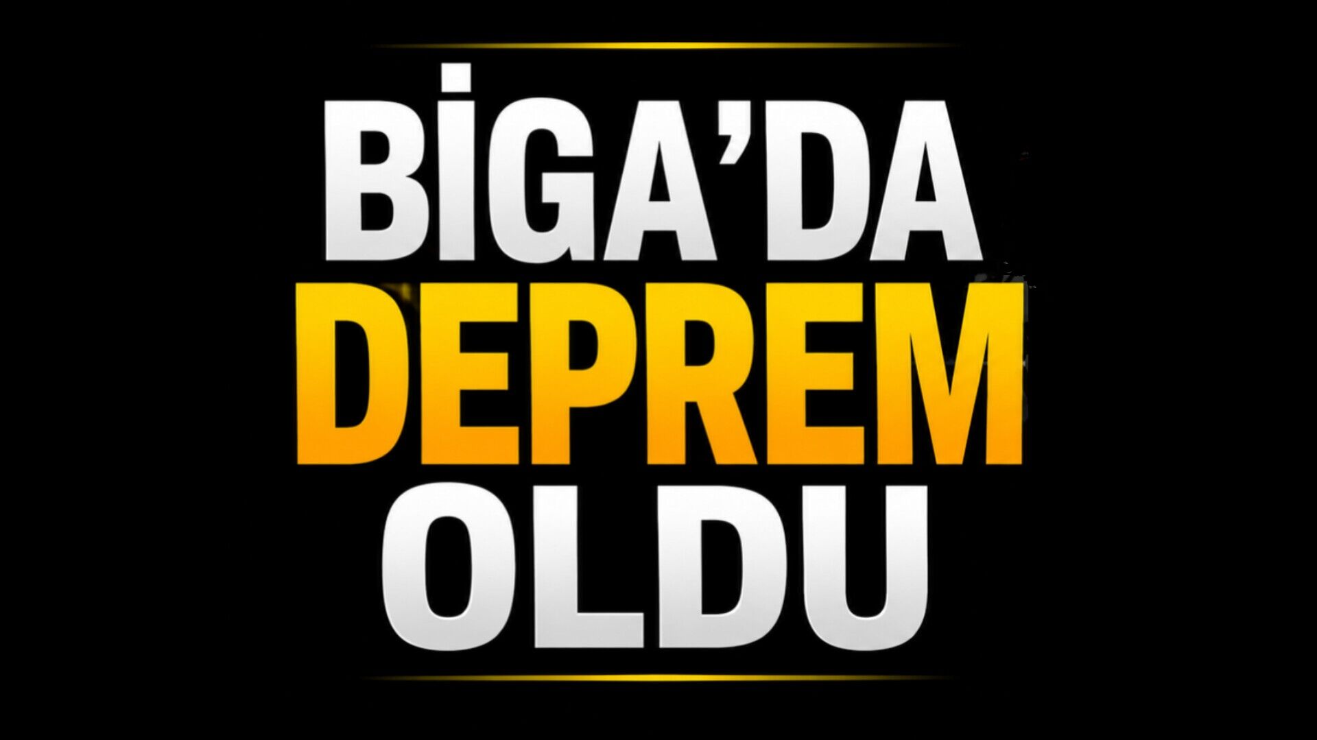 Biga’da deprem oldu