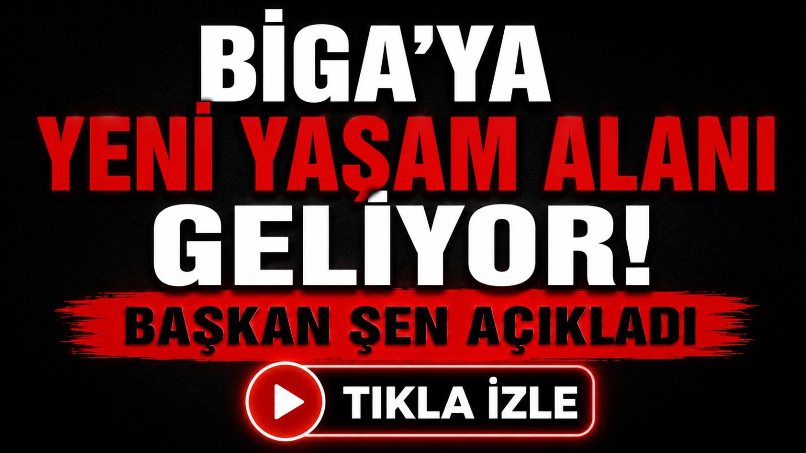 Biga'ya yeni yaşam alanı geliyor! Başkan Şen açıkladı