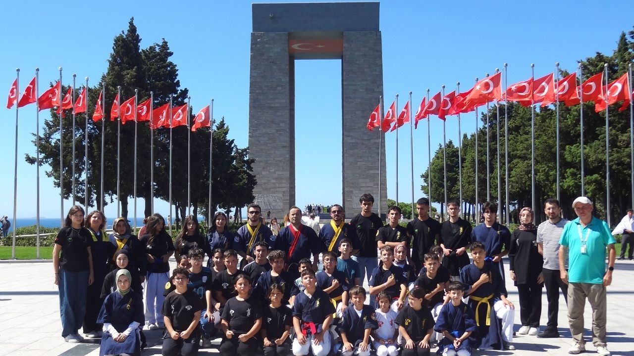 Çanakkale Şehitler Abidesi'nde "sayokan" gösterisi