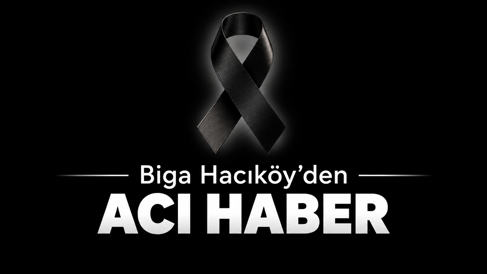 Biga Hacıköy’den acı haber