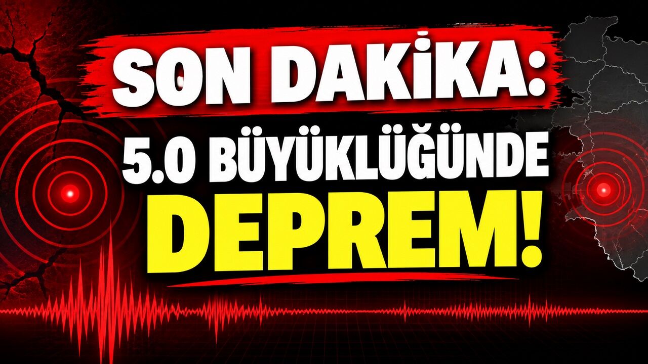 Son Dakika: Adana’da 5.0 Büyüklüğünde Deprem!